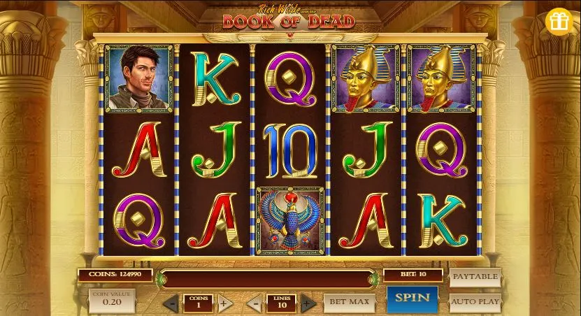 Игровой автомат Book of Dead demo