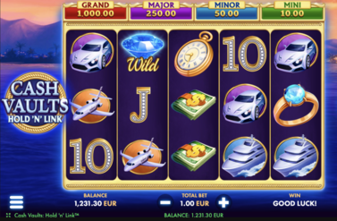 интерфейс слота Cash Vault