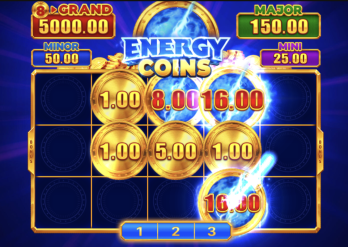 липкие бонусы в Energy Coins: Hold and Win