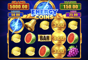 интерфейс Energy Coins: Hold and Win