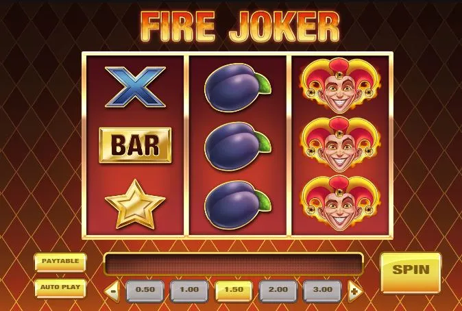 Игровой автомат Fire Joker demo