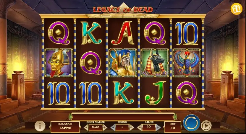 Игровой автомат Legacy Of Dead demo