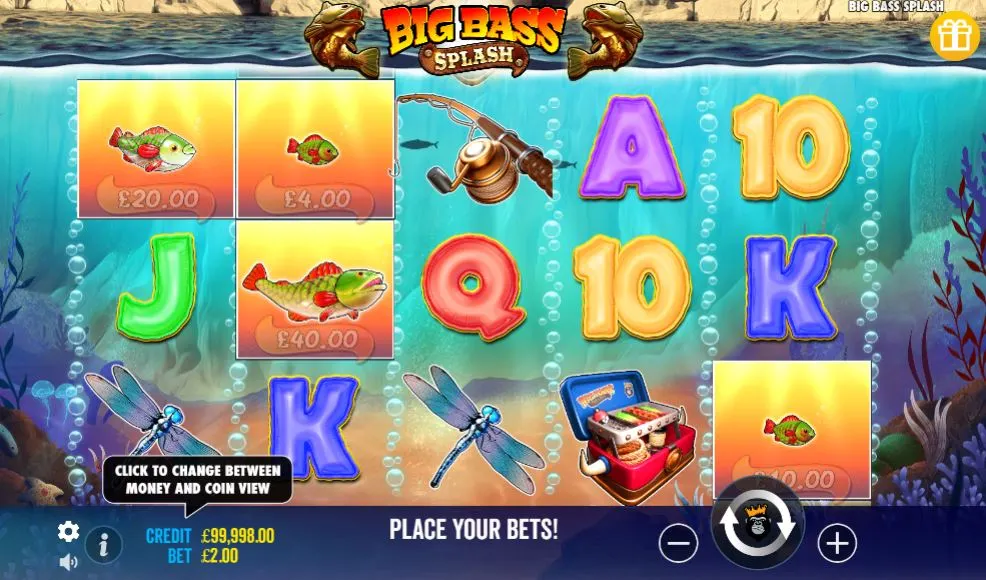 Игровой автомат Big Bass Splash demo