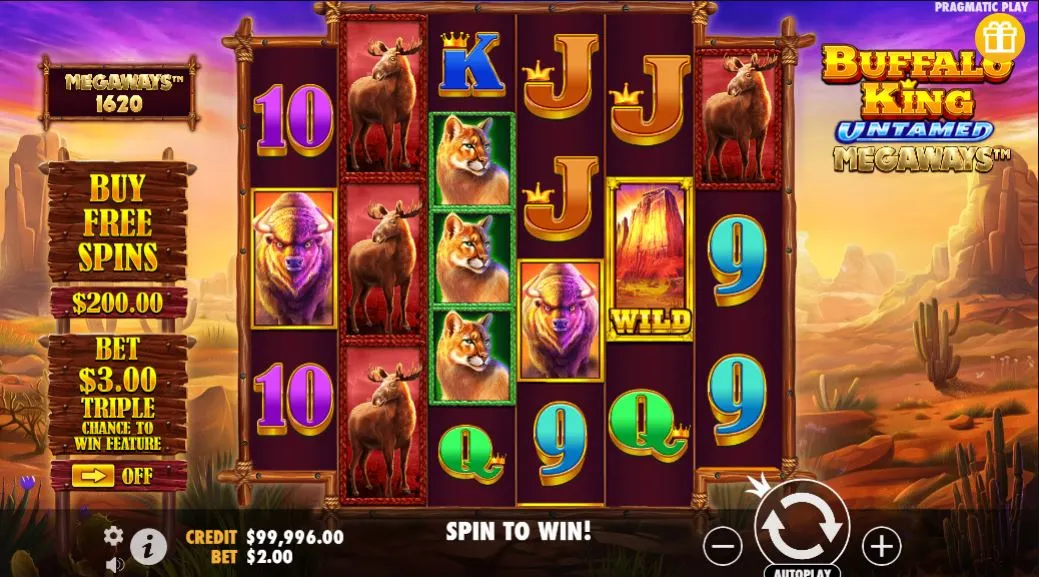 Игровой автомат Buffalo King Untamed Megaways demo