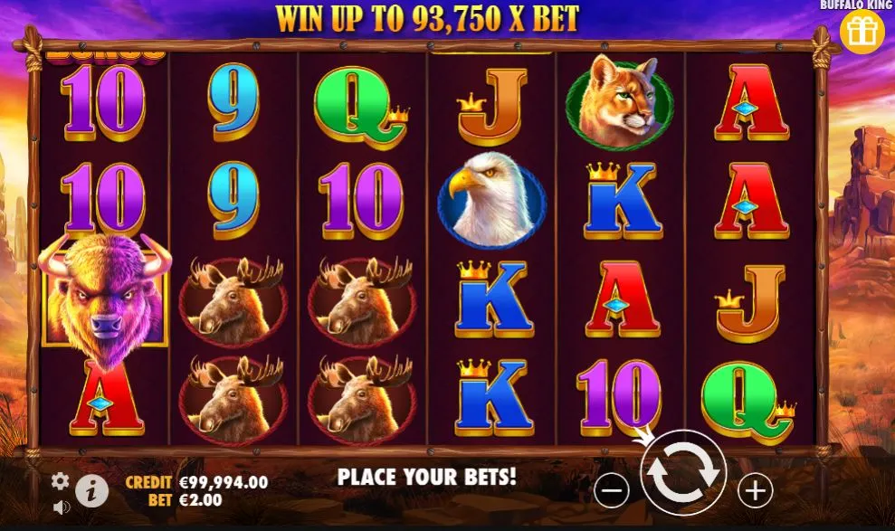 Игровой автомат Buffalo King demo