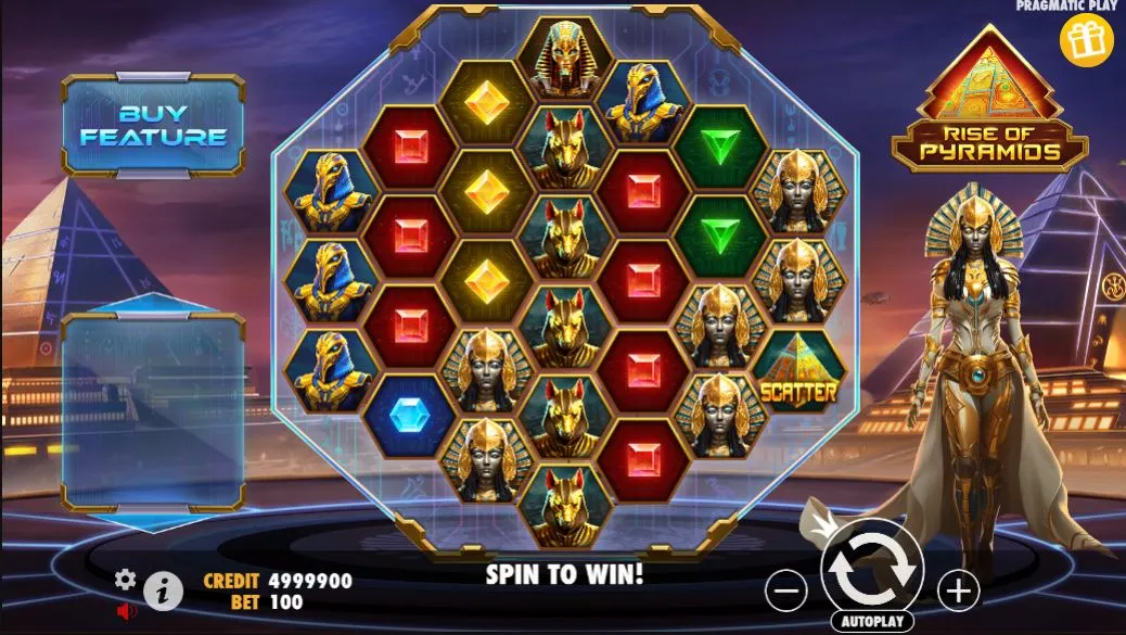 Игровой автомат Rise of Pyramids demo