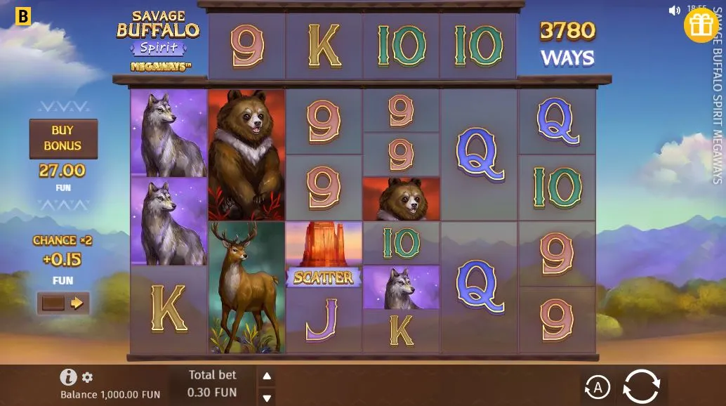 Игровой автомат Savage Buffalo Spirit Megaways demo