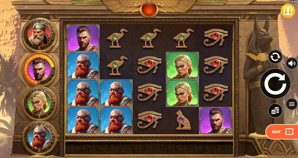 Игровой автомат Vikings Go To Egypt Wild Fight demo