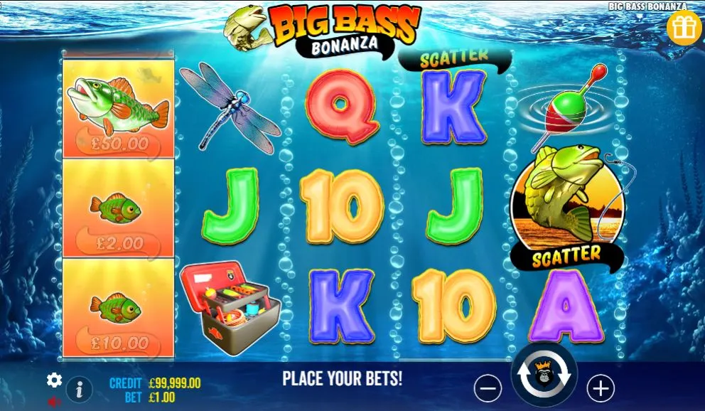 Игровой автомат Big Bass Bonanza demo