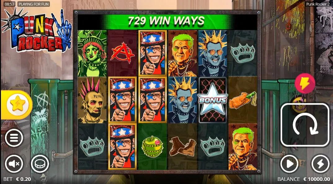 Игровой автомат Punk Rocker 2 demo