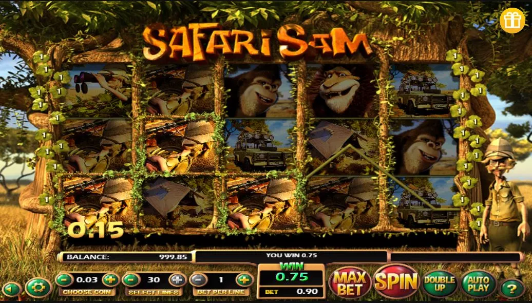Игровой автомат Safari Sam demo