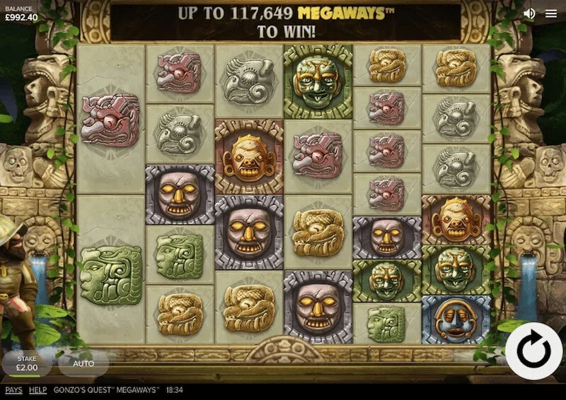 Игровой автомат Gonzo’s Quest Megaways demo