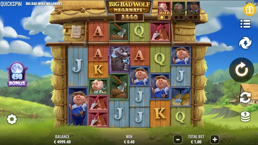 Игровой автомат Big Bad Wolf Megaways demo