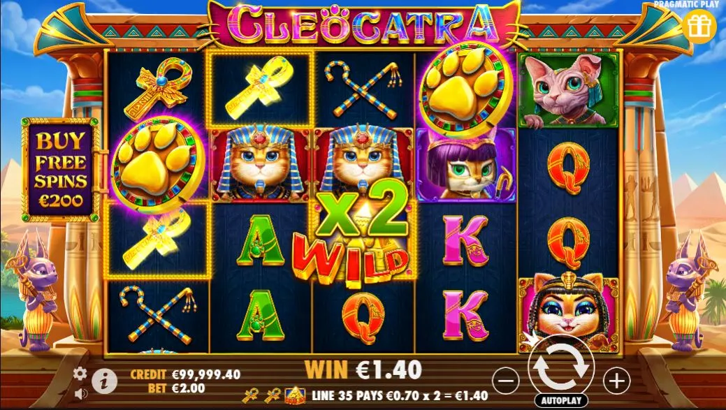 Игровой автомат Cleocatra demo