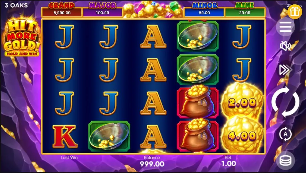 Игровой автомат Hit More Gold demo