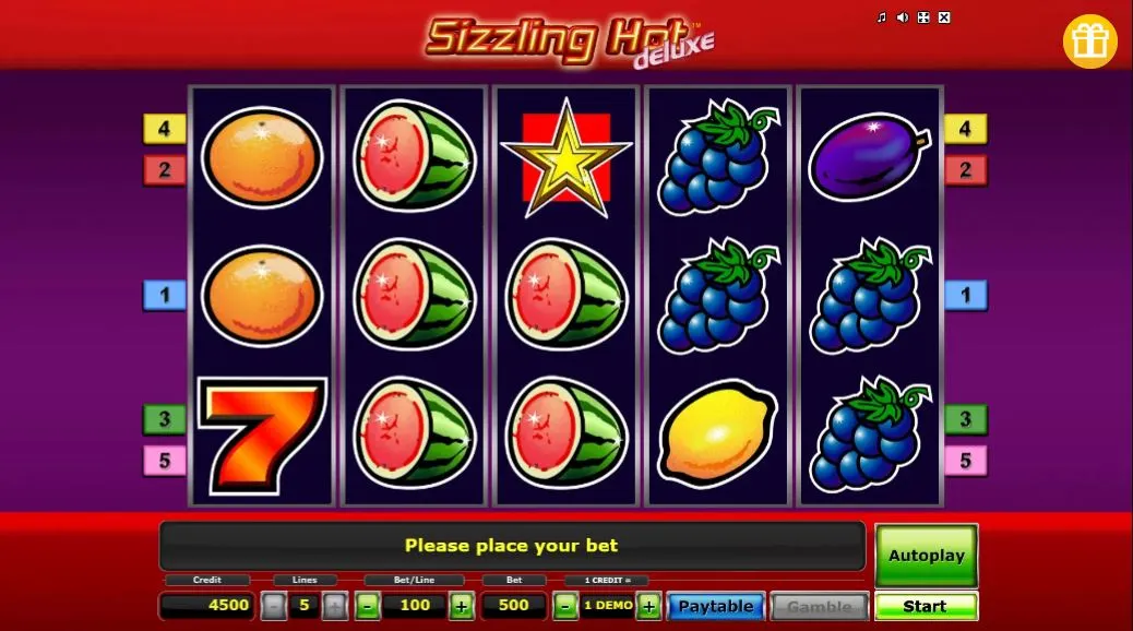 Игровой автомат Sizzling Hot Deluxe demo
