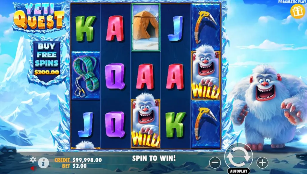 Игровой автомат Yeti Quest demo