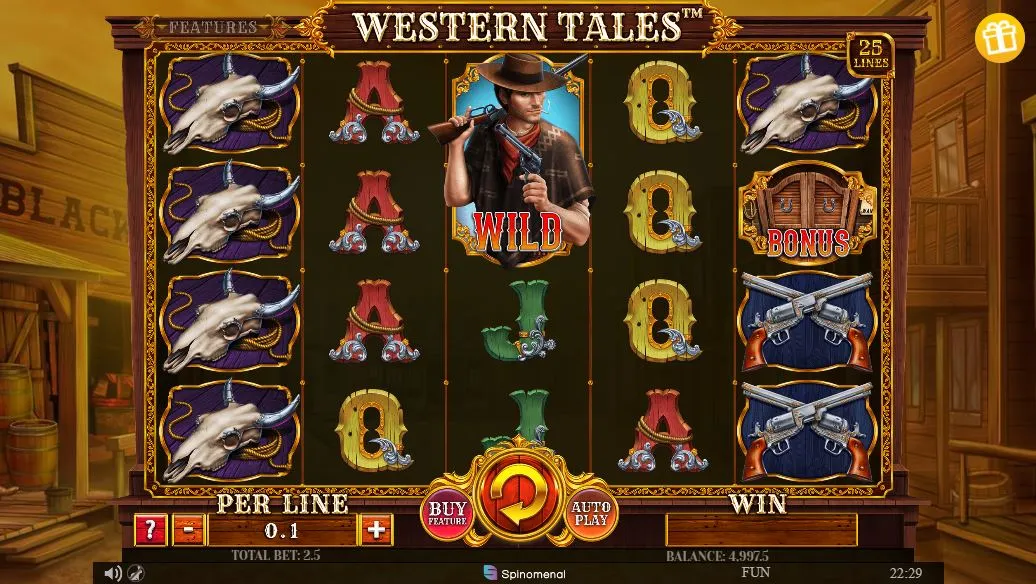Игровой автомат Western Tales demo