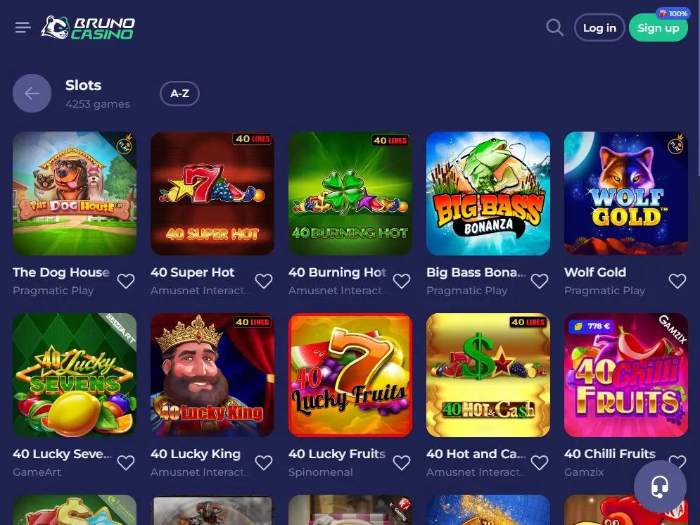 Ассортимент онлайн слотов